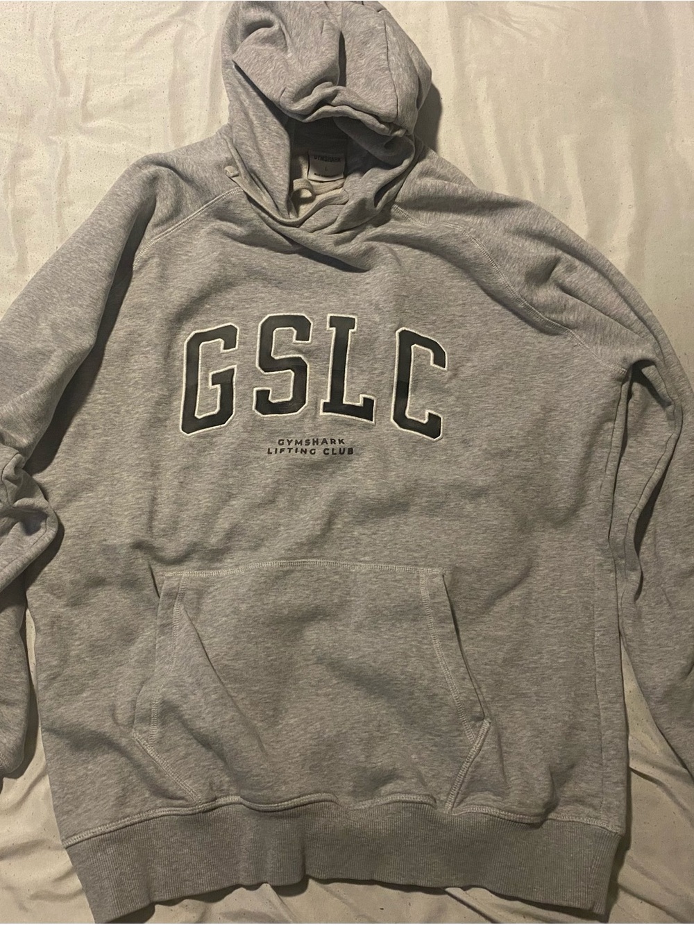 Gymshark GSLC Light Grey Pullover Hoodie
